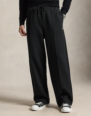 Largi Pantaloni de la Polo Ralph Lauren pe negru: față