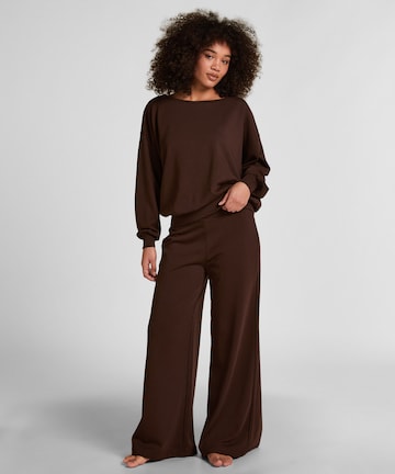 Hunkemöller Wide leg Broek 'Rory' in Bruin