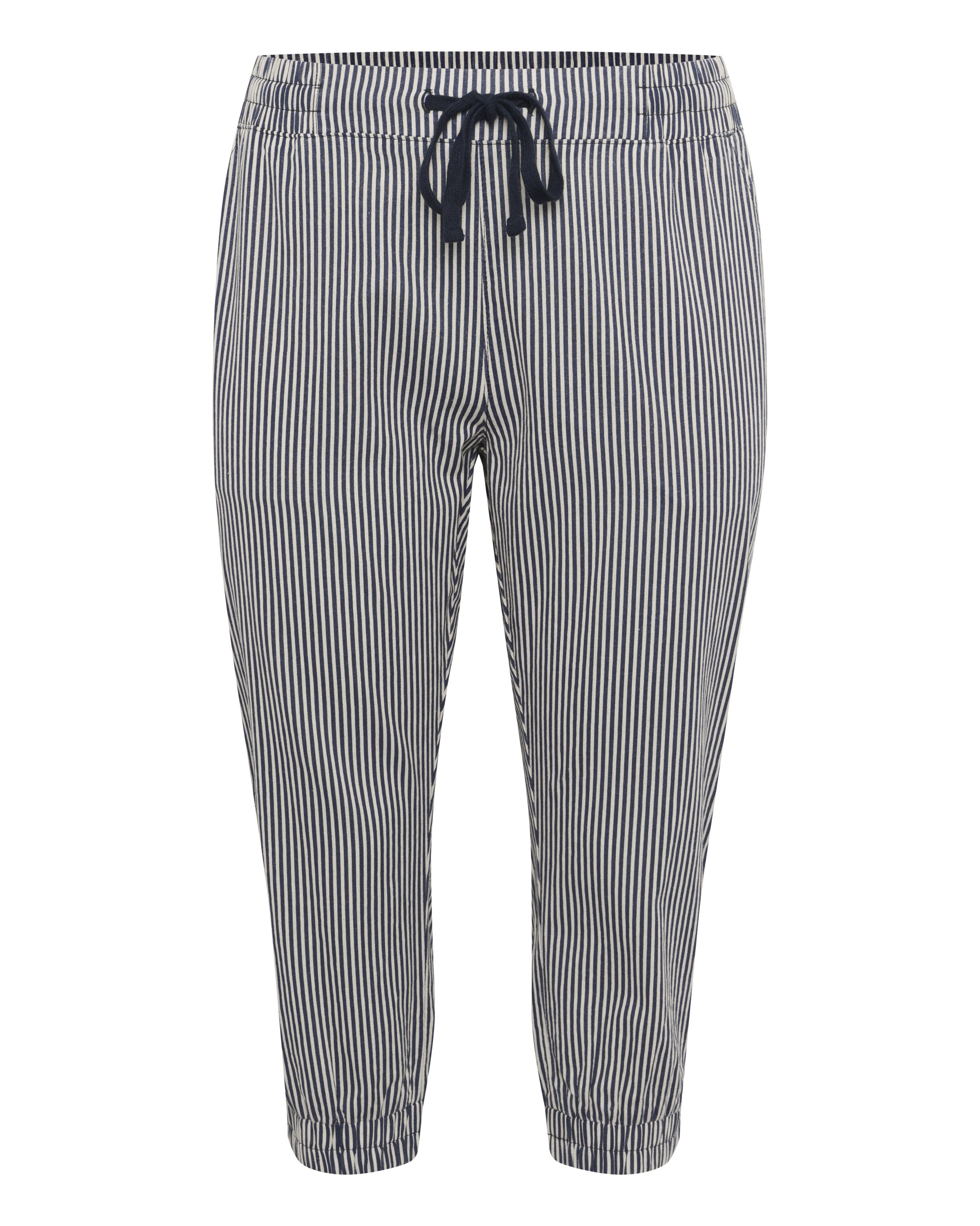 KAFFE CURVE Tapered Bukser 'Nana' i blå: forside