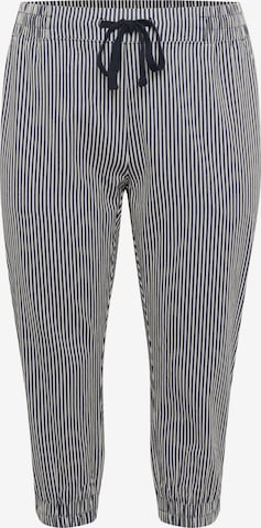 KAFFE CURVETapered Hlače 'Nana' - plava boja: prednji dio