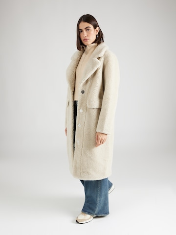 Manteau d’hiver 'Midnight' Goosecraft en beige : devant