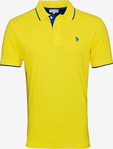 T-Shirt U.S. POLO ASSN. en jaune : devant