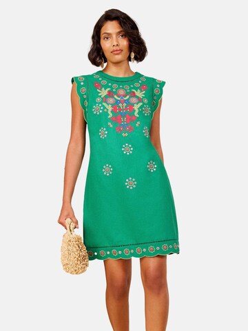 Abito di love & roses in verde: frontale
