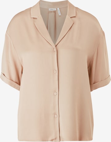 s.Oliver BLACK LABEL Blouse in Bruin: voorkant