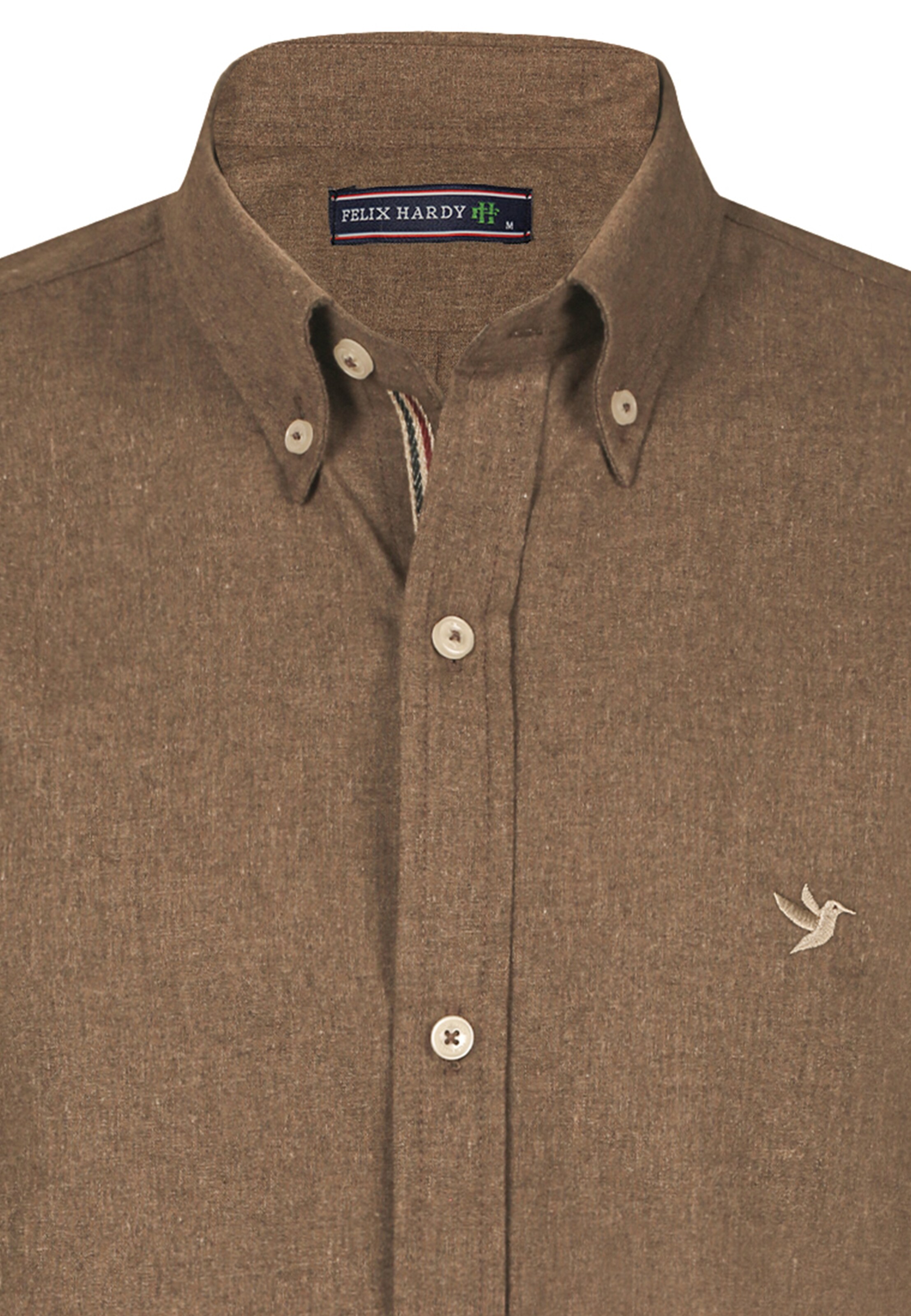 Coupe regular Chemise Felix Hardy en marron
