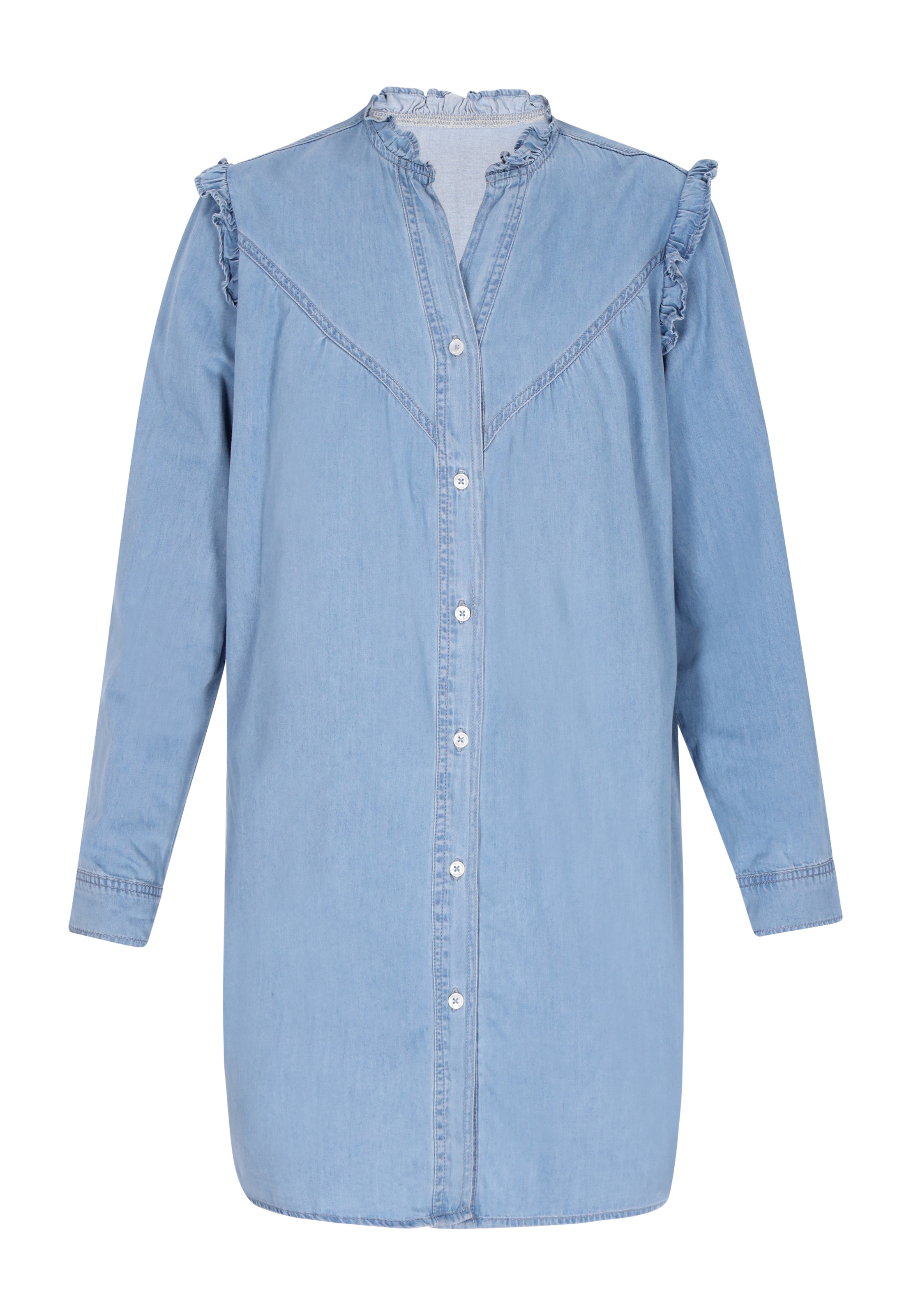 ebeeza Dress in Blue: front