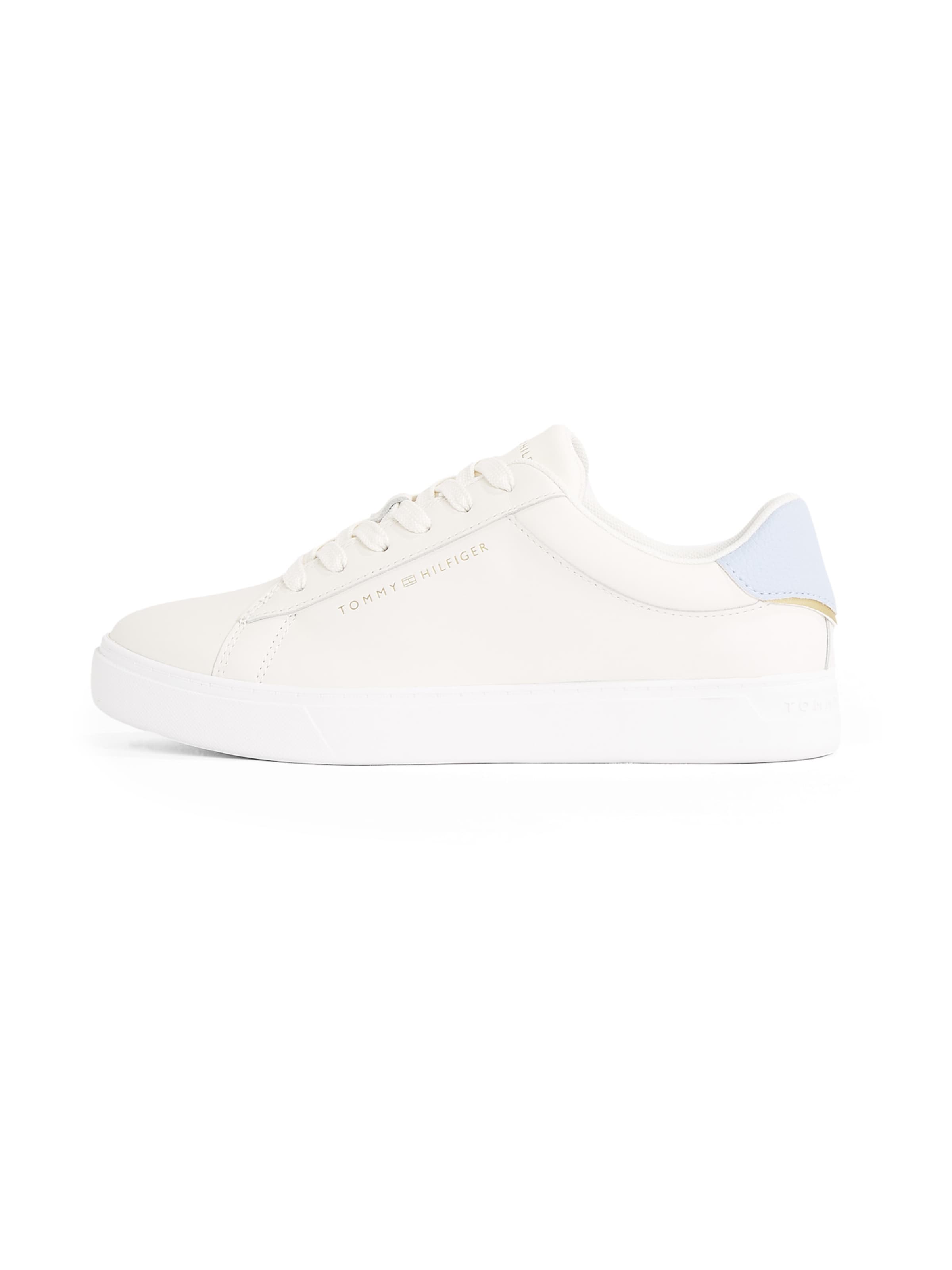 TOMMY HILFIGER Platform trainers 'Essential Court' in White: front
