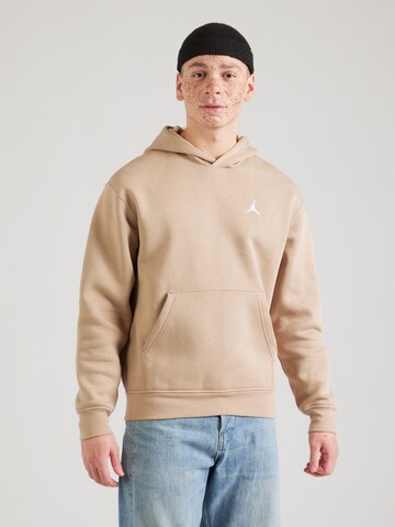 Sweat-shirt 'BRKLN FLC' Jordan en beige : devant