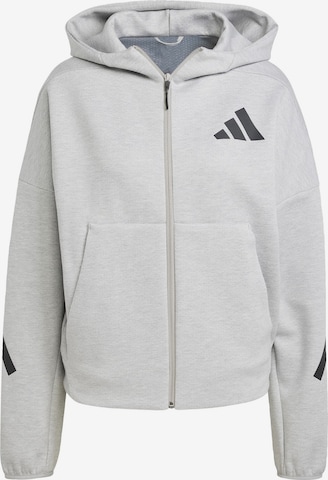 pilka ADIDAS SPORTSWEAR Sportinis džemperis 'Z.N.E': priekis