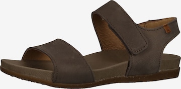 EL NATURALISTA Sandals in Brown: front