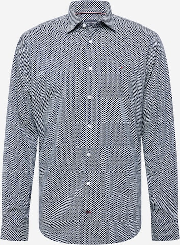 Tommy Hilfiger Tailored Рубашка в Синий: спереди