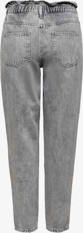 ONLY Tapered Pleated Jeans 'Cuba' in Grey