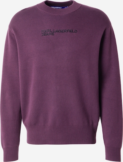 KARL LAGERFELD JEANS Collegepaita värissä lila / musta, Tuotenäkymä