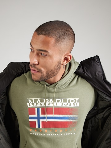 Sweat-shirt 'B-KREIS' NAPAPIJRI en vert