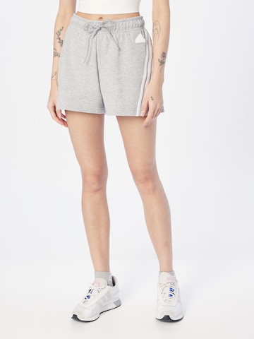 ADIDAS SPORTSWEAR Loosefit Sportshorts 'Future Icons 3-Stripes' in Grau: predná strana