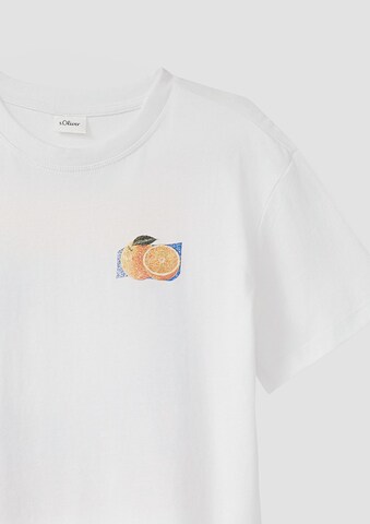 T-Shirt s.Oliver en blanc