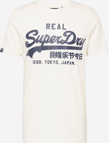 Superdry Tričko 'Classic' - Béžová: predná strana