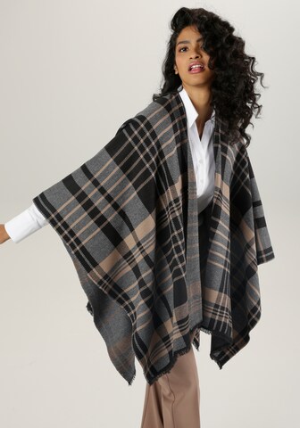 Aniston SELECTED Cape in Grau