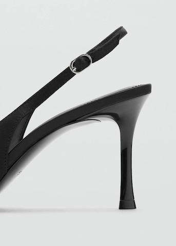 MANGO Slingback Pumps 'Garden' in Black
