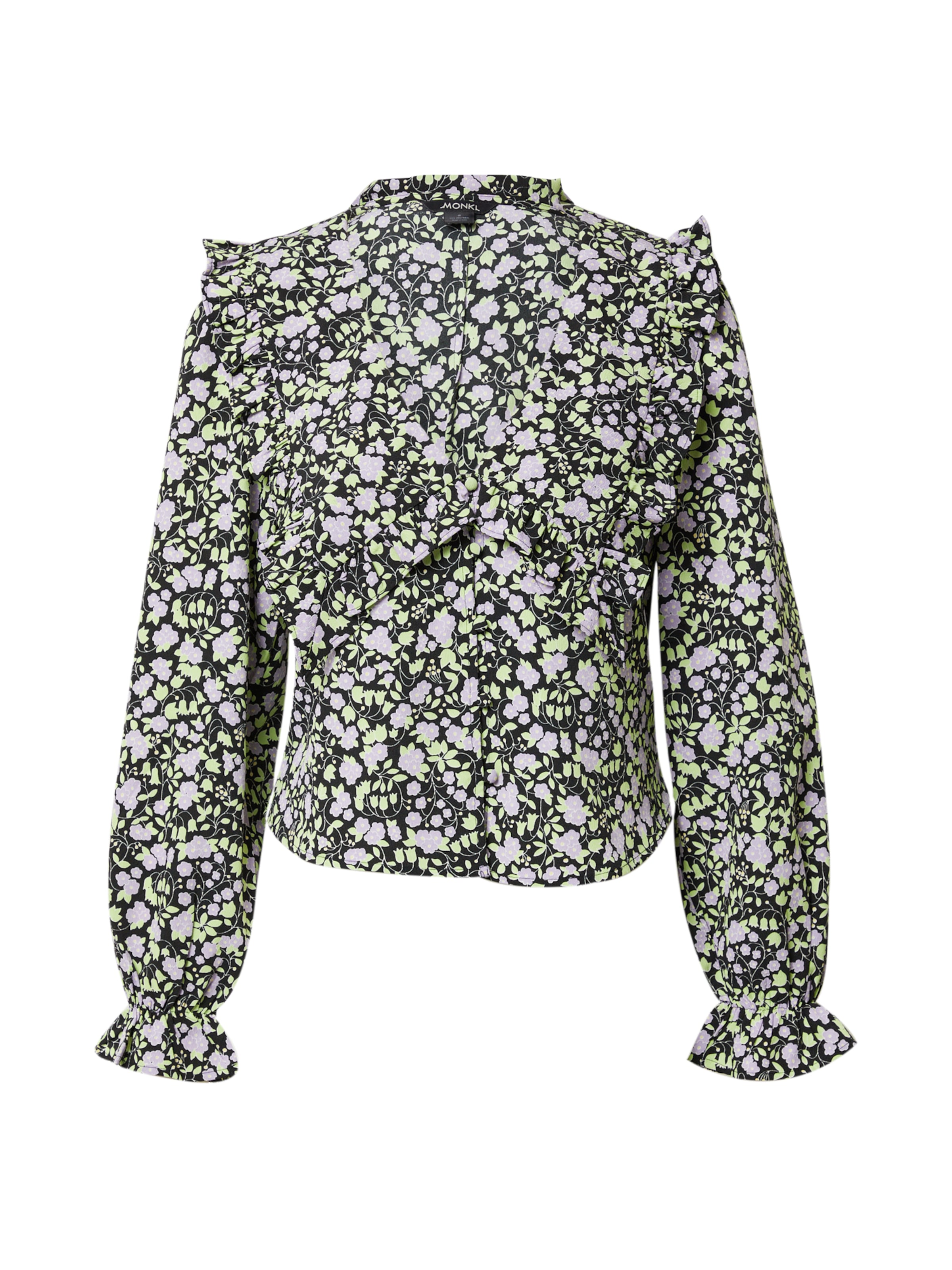 lillā Monki Blūze: no priekšpuses