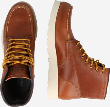 JACK & JONES Lace-Up Boots 'Darwin' in Brown