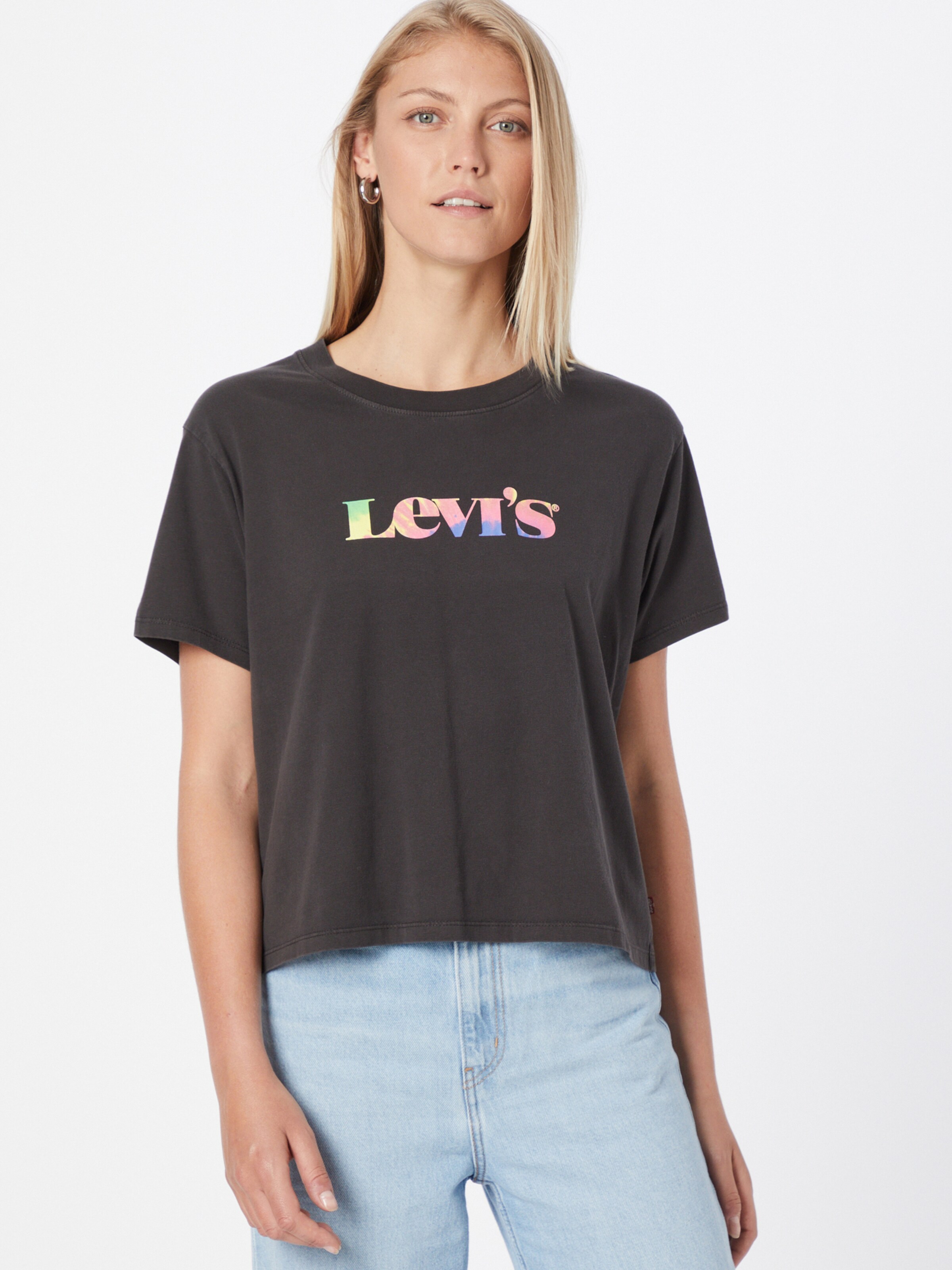 Frauen Shirts & Tops LEVI'S T-Shirt in Schwarz - RQ52556 Frauen Shirts & Tops LEVI'S T-Shirt in Schwarz - RQ52556