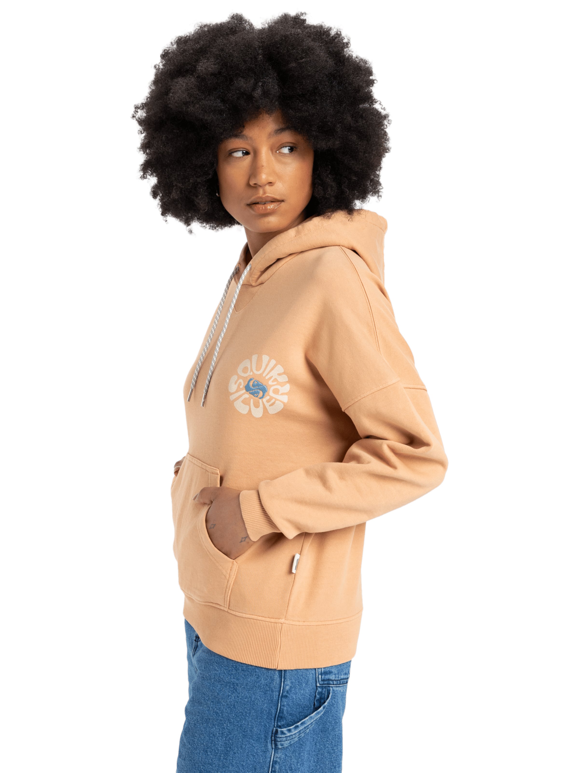 QUIKSILVER Sweatshirt in Orange