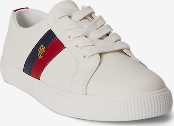 Sneaker low 'JANSON II' de la Lauren Ralph Lauren pe alb: față