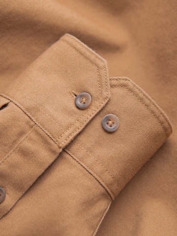 Ombre Regular fit Overhemd 'OM-SHCS-0146' in Bruin