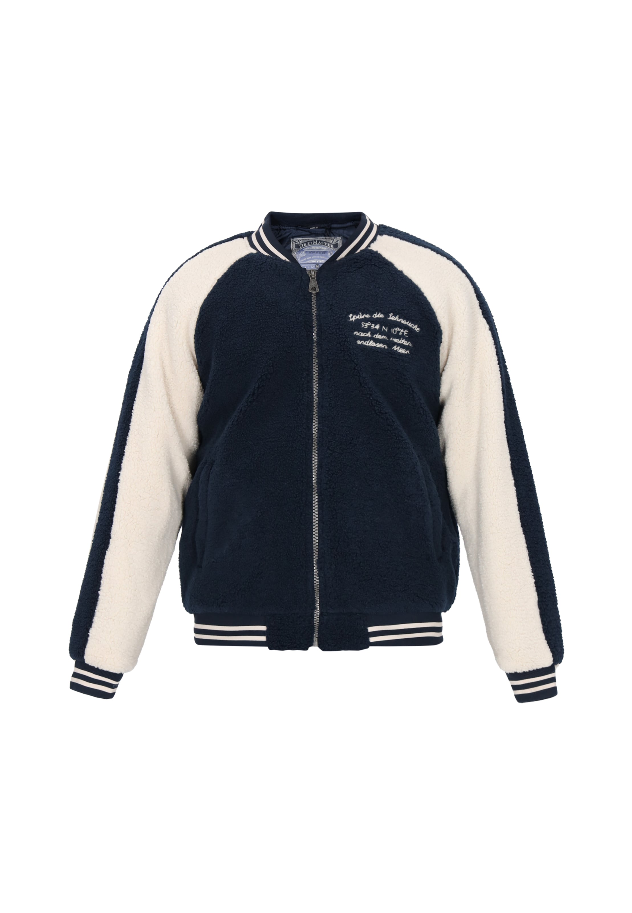 DreiMaster Vintage - Casaco meia-estação em azul: frente