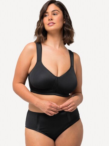 Minimizer Reggiseno di Ulla Popken in nero: frontale