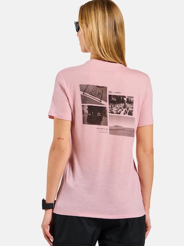 ODLO Functioneel shirt 'MERINO 160 POSTCARDS' in Roze