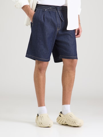 JACK & JONES Loosefit Bandplooi jeans 'JJITONY' in Blauw: voorkant