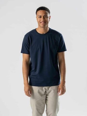 TEESHOPPEN - Camisa ' Regular T ' en azul: frente
