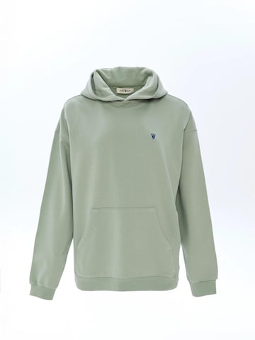 NOWIHT Sweatshirt 'Colette' in Groen: voorkant