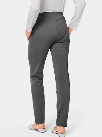 Goldner Slimfit Broek 'Louisa' in Grijs