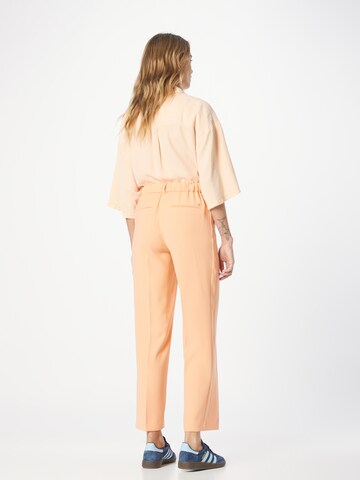 MOS MOSH Regular Trousers with creases in Orange