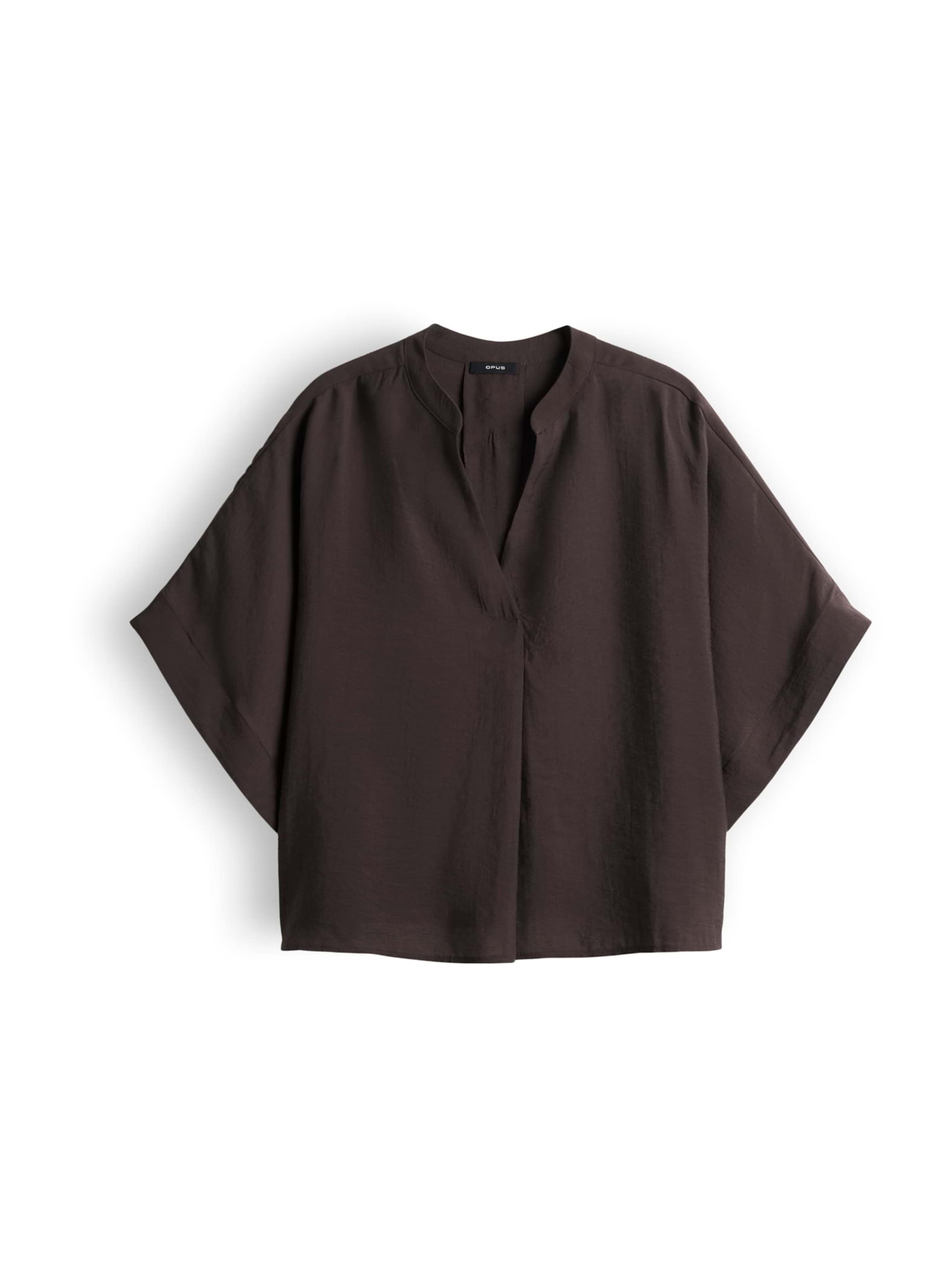 Camicia da donna 'Fenella' di OPUS in marrone: frontale