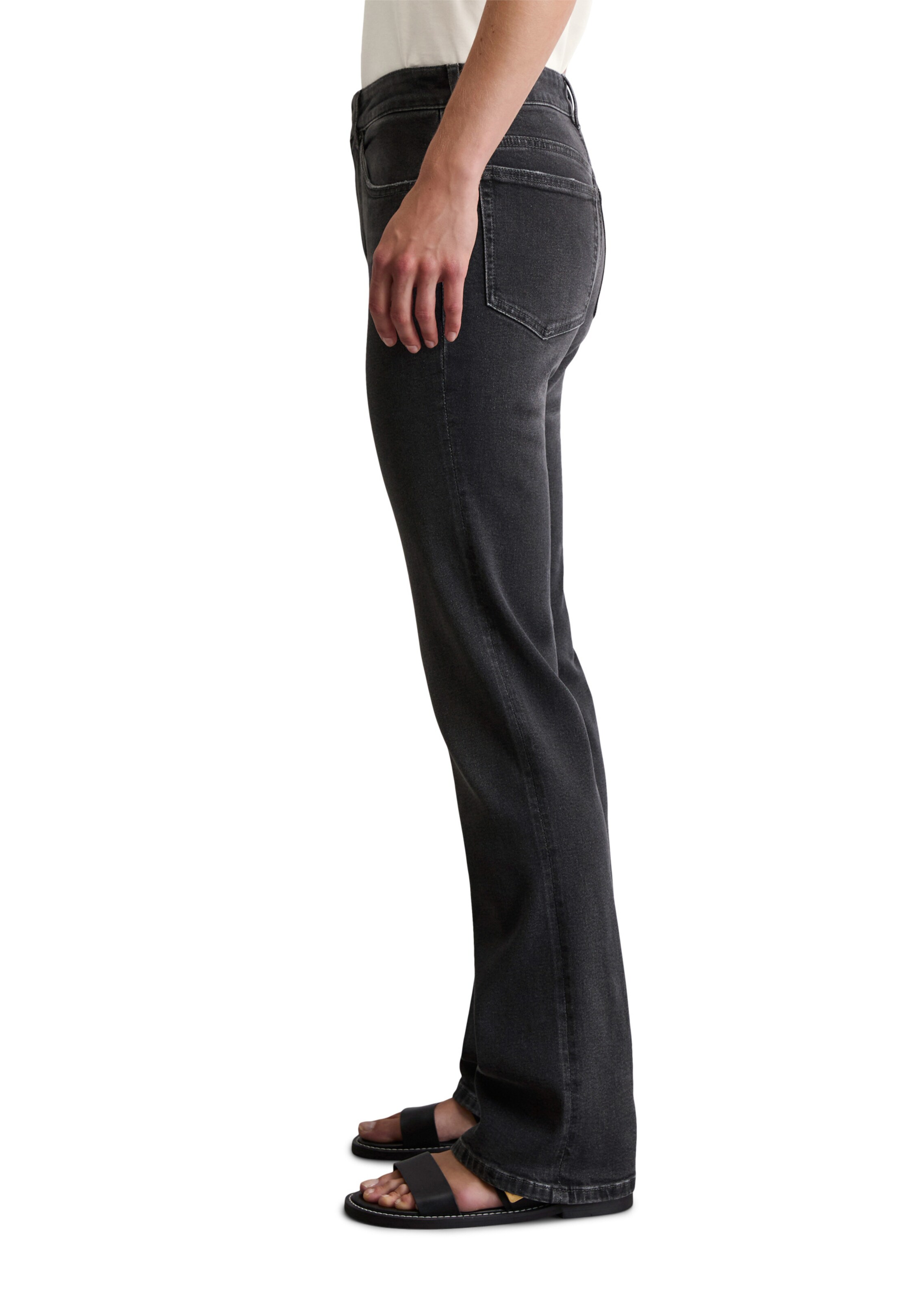 Marc O'Polo Flared Jeans 'Kiruna' in Grey