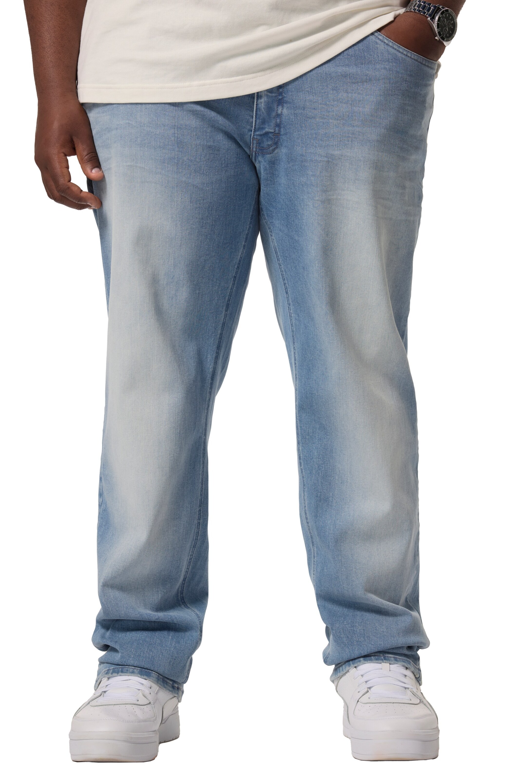 STHUGE Regular Jeans in Blau: Vorderseite