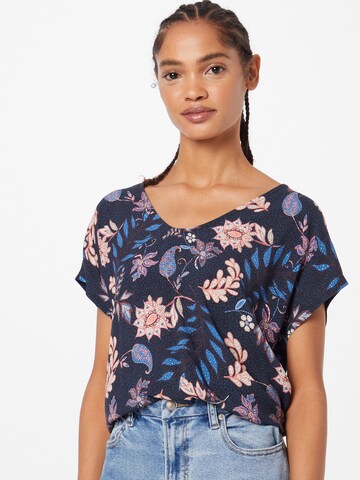 TOM TAILOR Bluse in Blau: predná strana