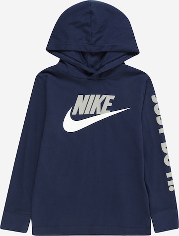 Nike Sportswear Športna majica | modra barva: sprednja stran