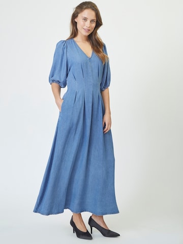 Robe co'couture en bleu