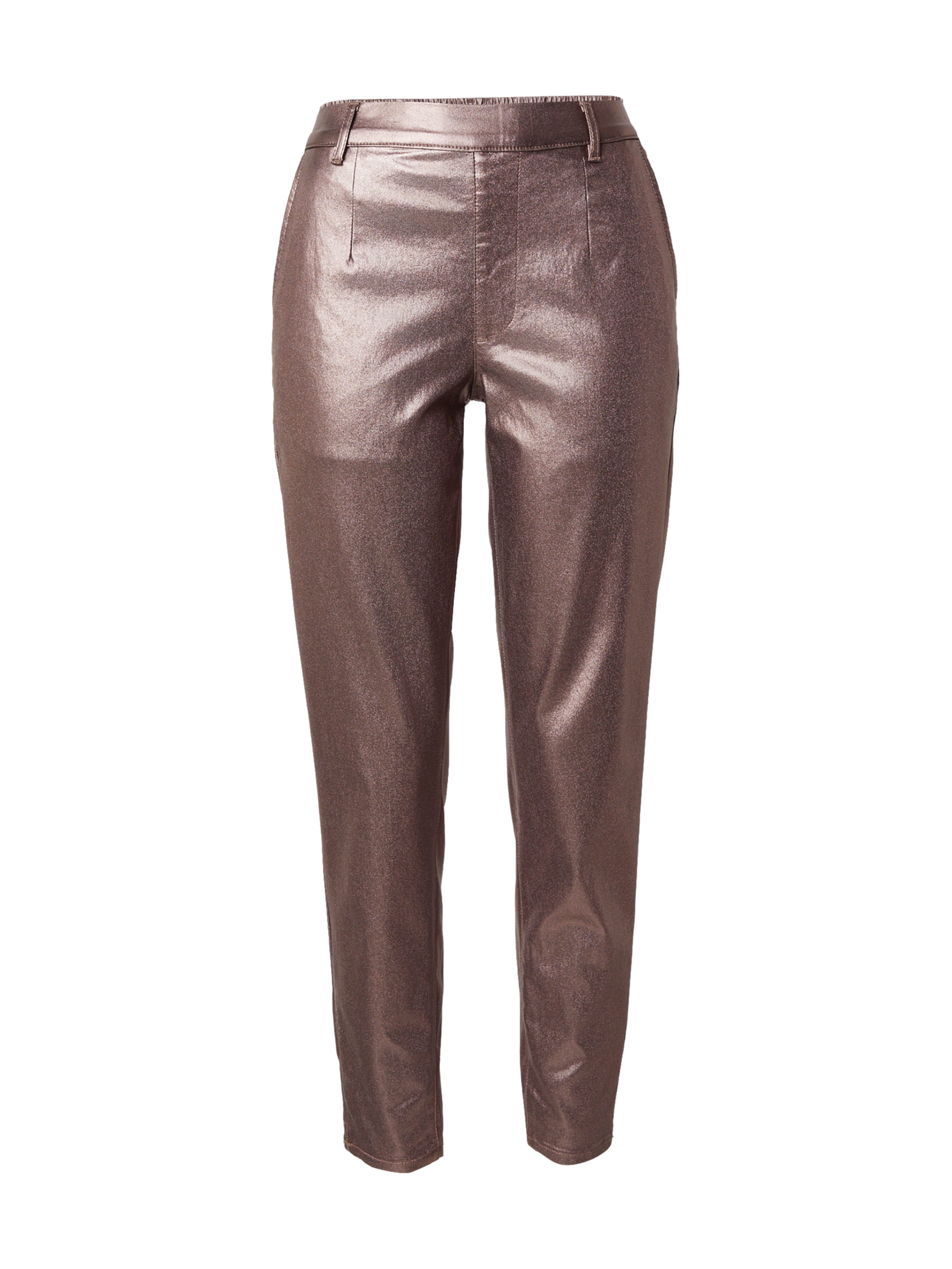 OBJECT Spodnie 'OBJBELLE LISA' w kolorze brąz: przód