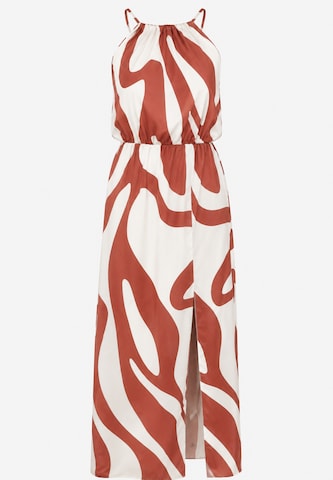 Robe Elara en rouge : devant