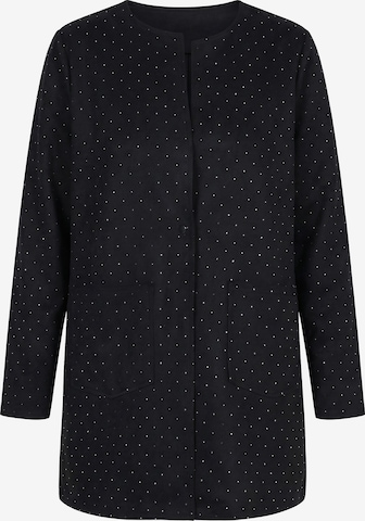 MIAMODA Between-Season Jacket in Black: front