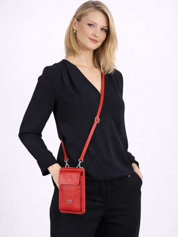 COLLEZIONE ALESSANDRO Crossbody Bag 'Event' in Red: front
