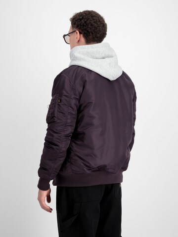 ALPHA INDUSTRIES Between-Season Jacket 'MA-1 VF 59' in Purple