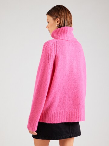 Grace Sweater 'HEART' in Pink