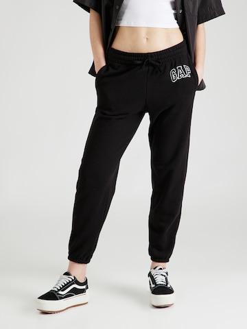 GAP Tapered Pants 'HERITAGE' in Black: front